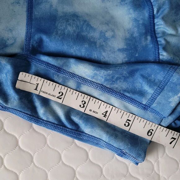 Lululemon Women's Speed Track 6" Short Tidal Trip Pipe Dream Blue Size 6 - Picture 6 of 10